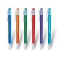 Union Printed Trans Tender II Clicker Pen w/ Clear Trim